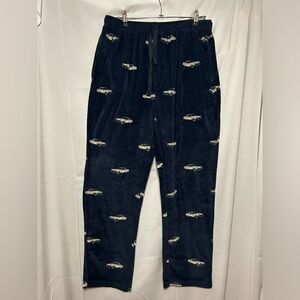 Perry Ellis Navy Pants with Car Print